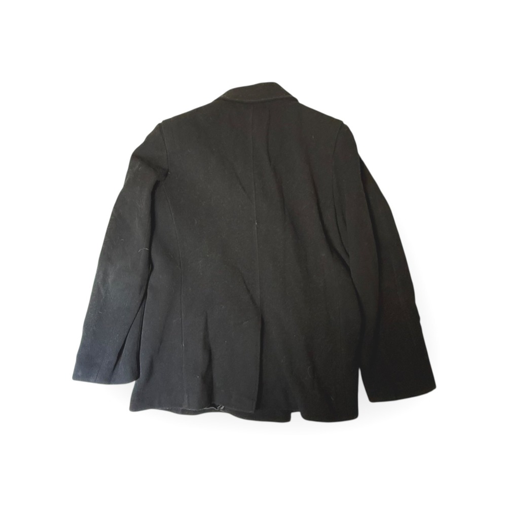 Preston York Black Wool Blend Double Breasted Blazer Jacket XL - Picture 6 of 6